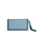 Lancel Le Premier Flirt Portefeuilles Porte-Monnaie Classic Bleu